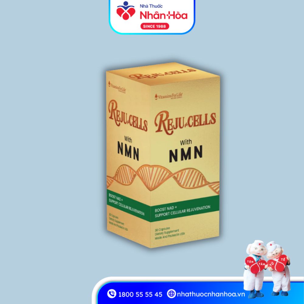 Thành Phần của NMN Rejucells Vitamins For Life