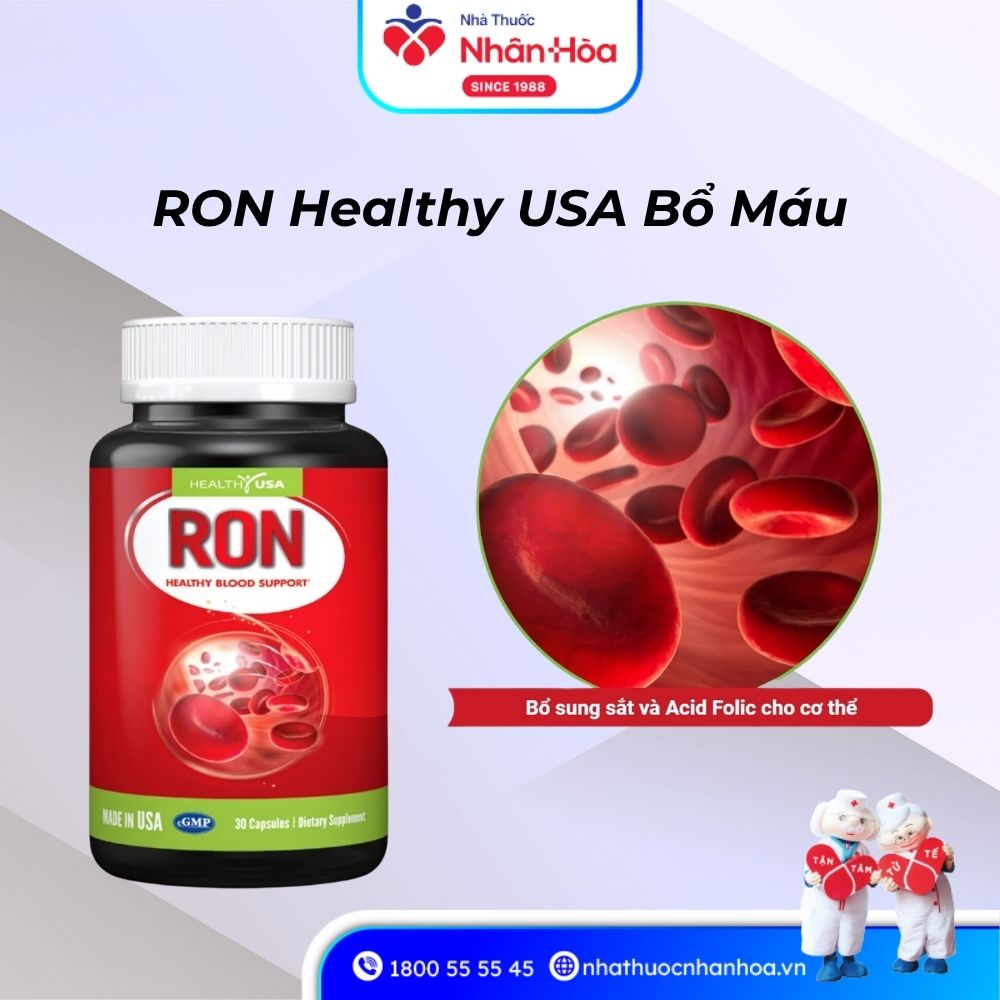 Thành phần RON Healthy USA Bổ Máu
