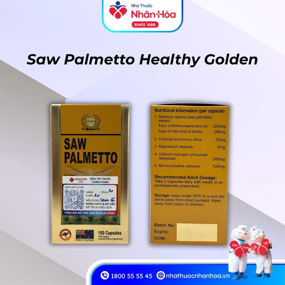 Thành phần Saw Palmetto Healthy Golden