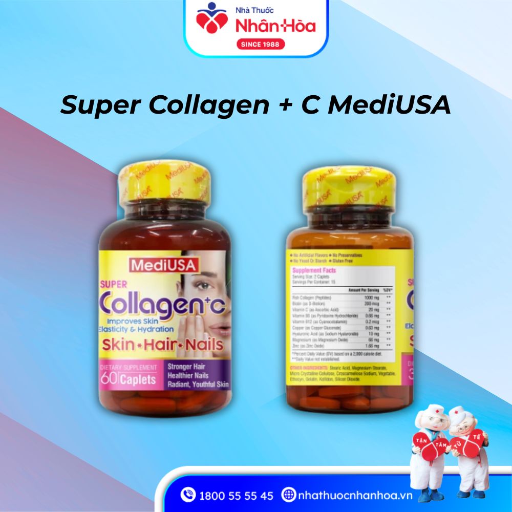 Thành phần Super Collagen + C MediUSA