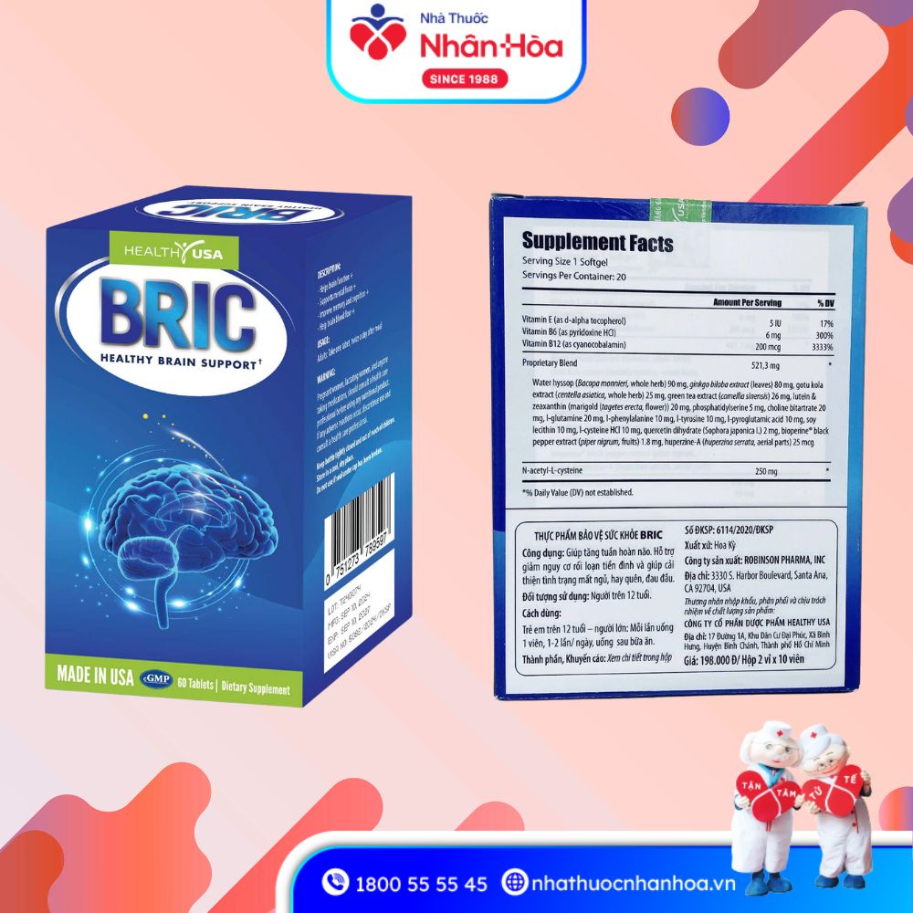 Thành phần BRIC Healthy USA