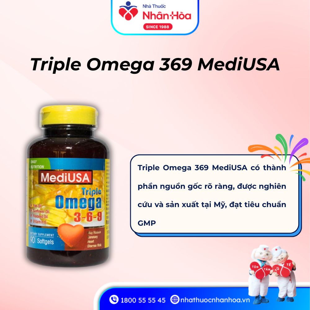 Triple Omega 369 MediUSA có tốt không?