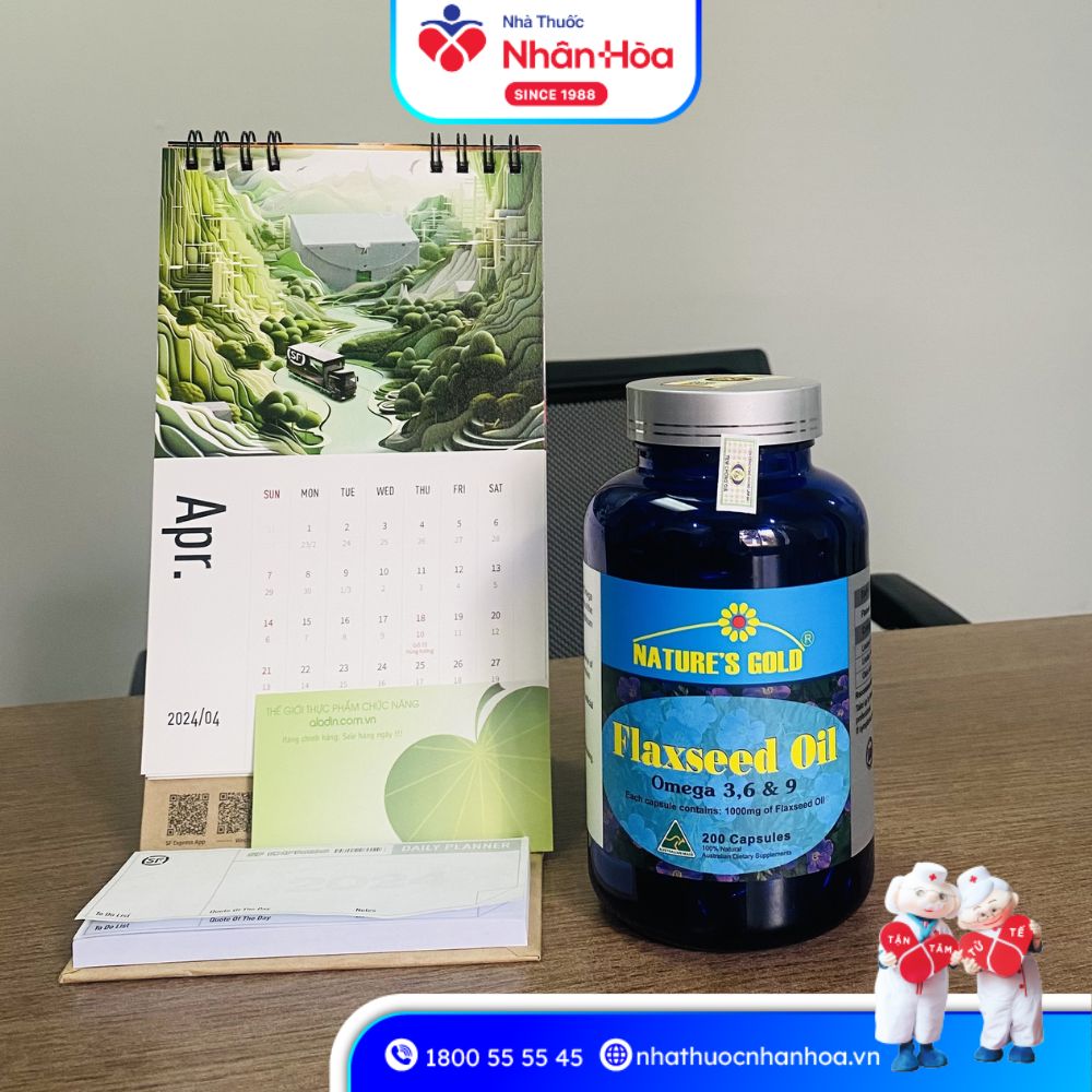 Flaxseed Oil Omega 369 Nature's Gold Chính Hãng