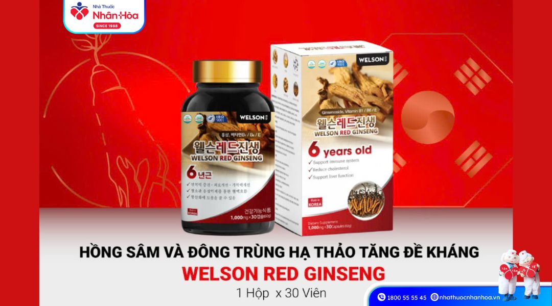 Welson Red Ginseng Profa chính hãng