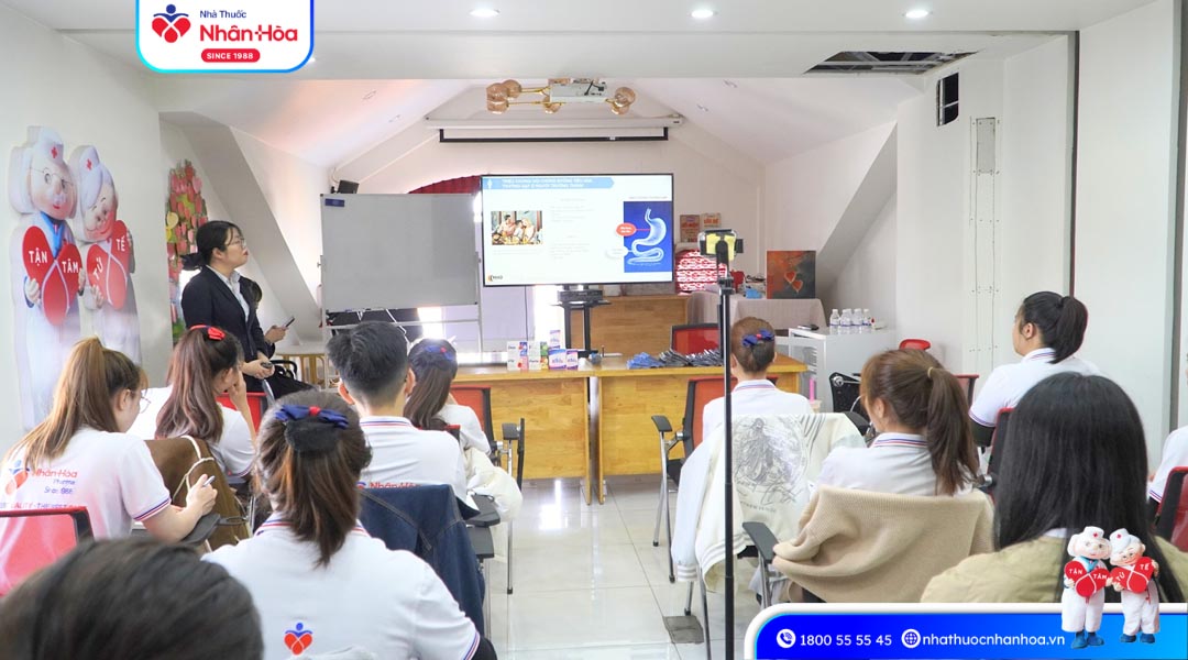 Đội Ngũ Dược Sĩ Nhân Hòa Tham Gia Buổi Đào Tạo Cùng MHD PHARMA
