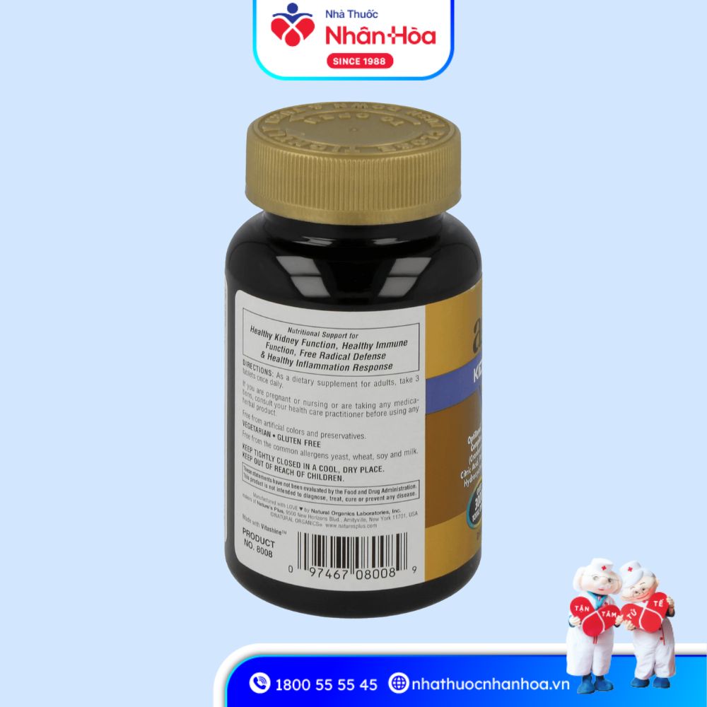Thành phần của AgeLoss Kidney Support