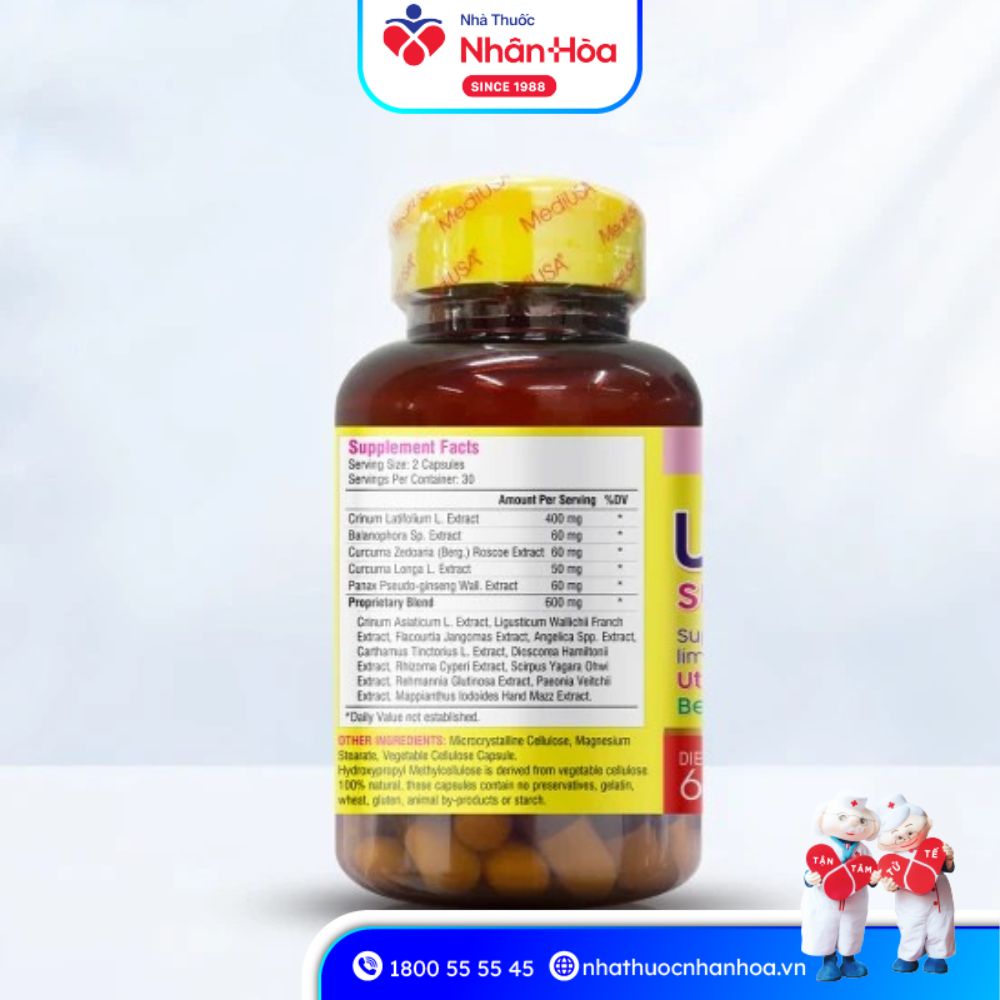 Thành Phần của Uterus Ulcer Support MediUSA