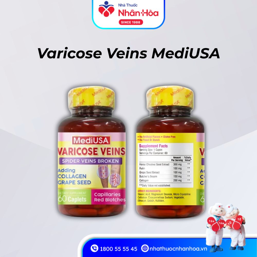 Thành phần Varicose Veins MediUSA