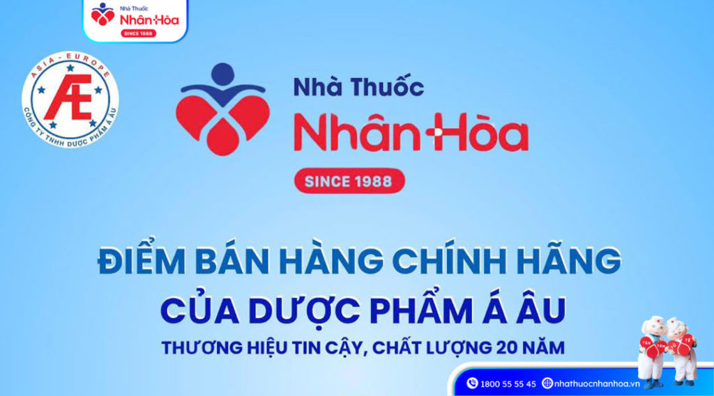 Tự hào là Điểm bán hàng chính hãng của dược phẩm á âu