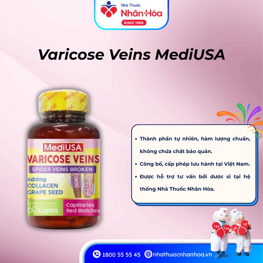 Varicose Veins MediUSA có tốt không?